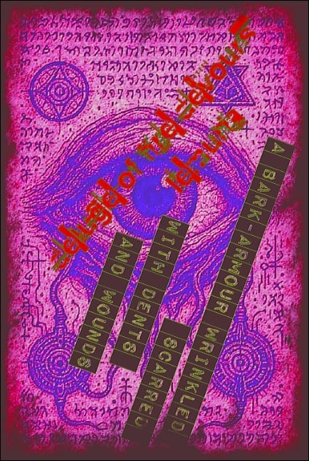 Aranyi László: Deluge of fire devours Lemuria (visual poem)