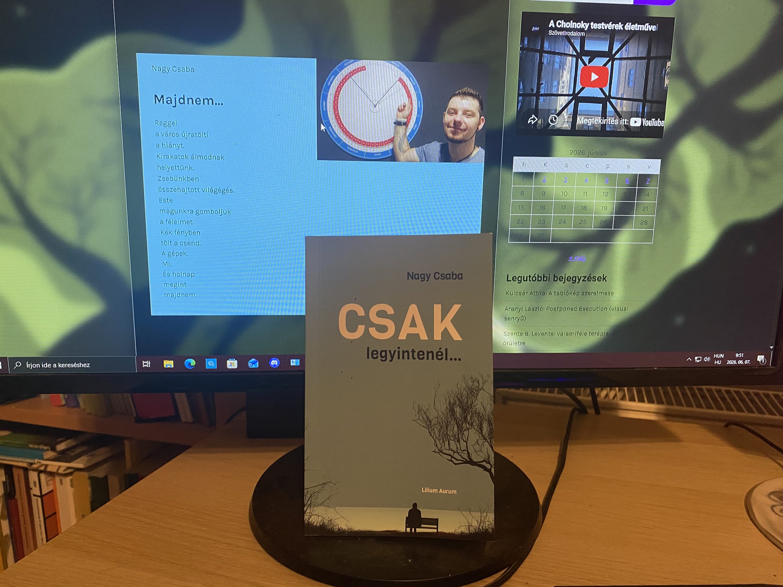 Csak legyintenél… (Megjelent Nagy Csaba új verseskötete)